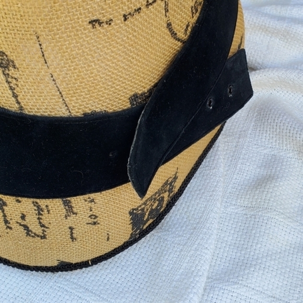 Vintage BlackVelvet Wide 80s bling belt‎ L - Picture 12 of 15